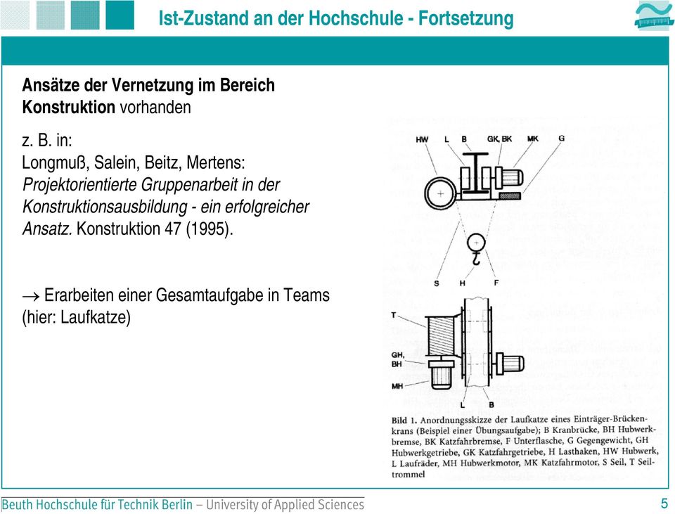 in: Longmuß, Salein, Beitz, Mertens: Projektorientierte Gruppenarbeit in der