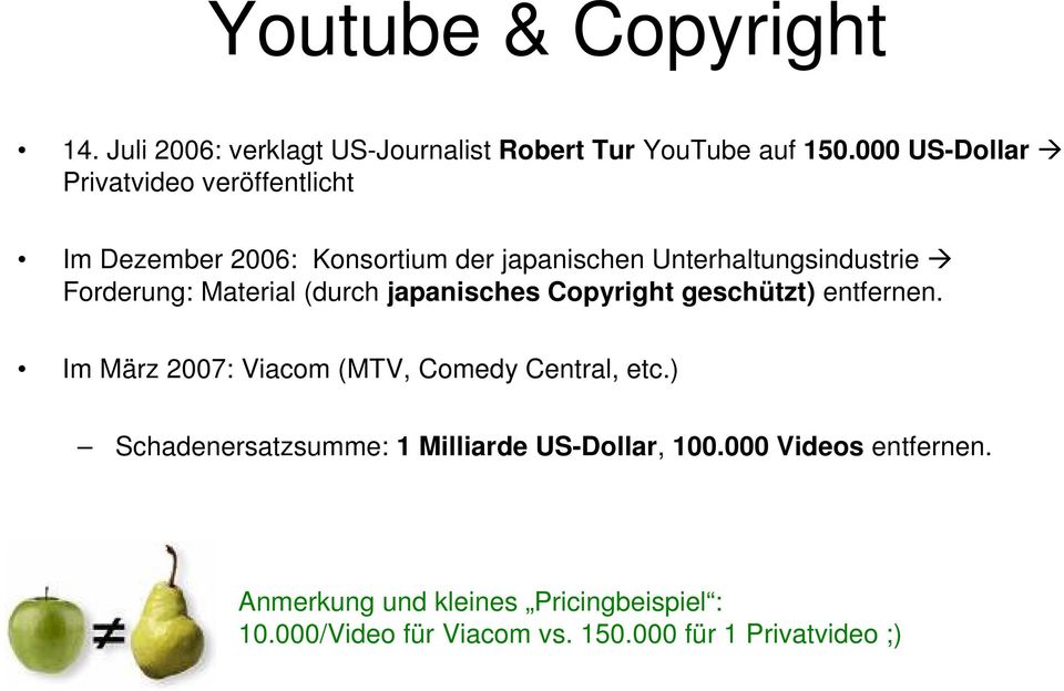 Material (durch japanisches Copyright geschützt) entfernen. Im März 2007: Viacom (MTV, Comedy Central, etc.