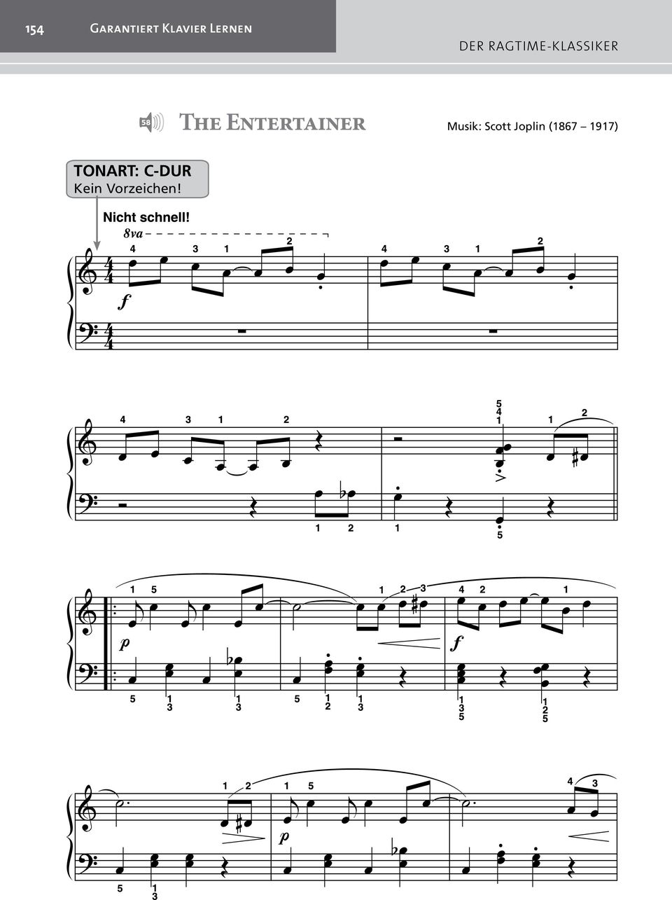 Entertainer Musik: Scott Joplin