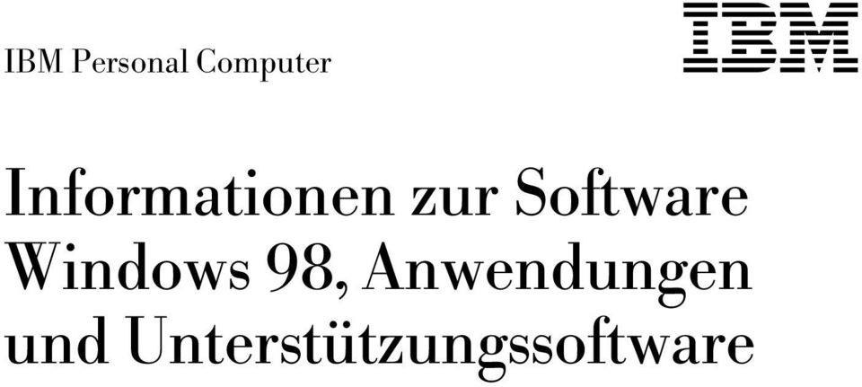 Software Windows 98,