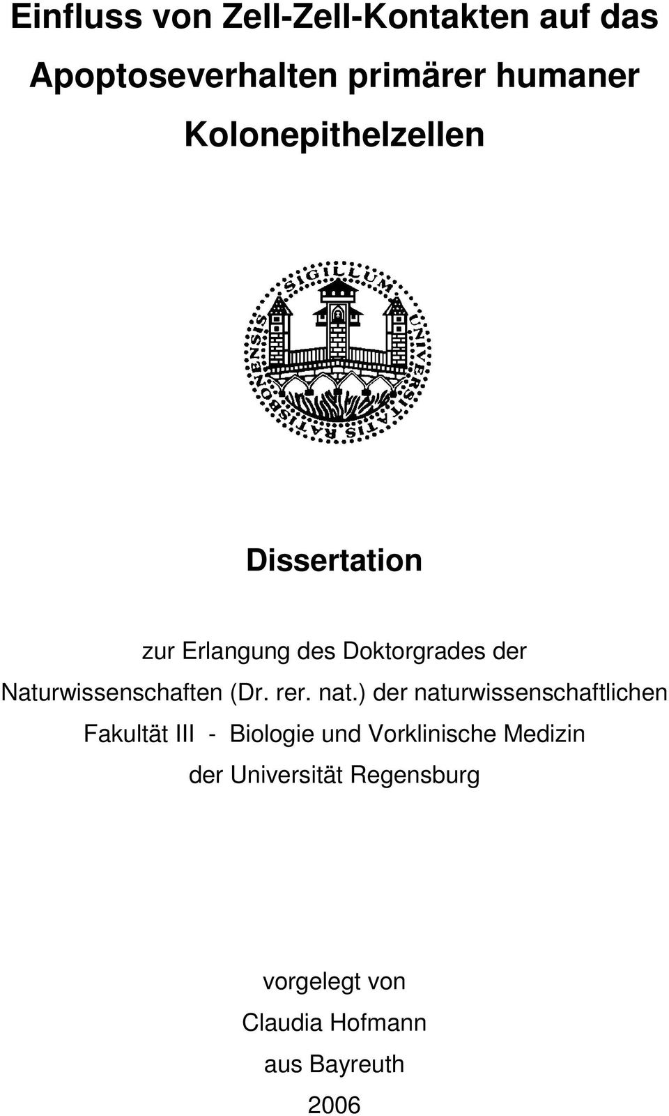 Naturwissenschaften (Dr. rer. nat.