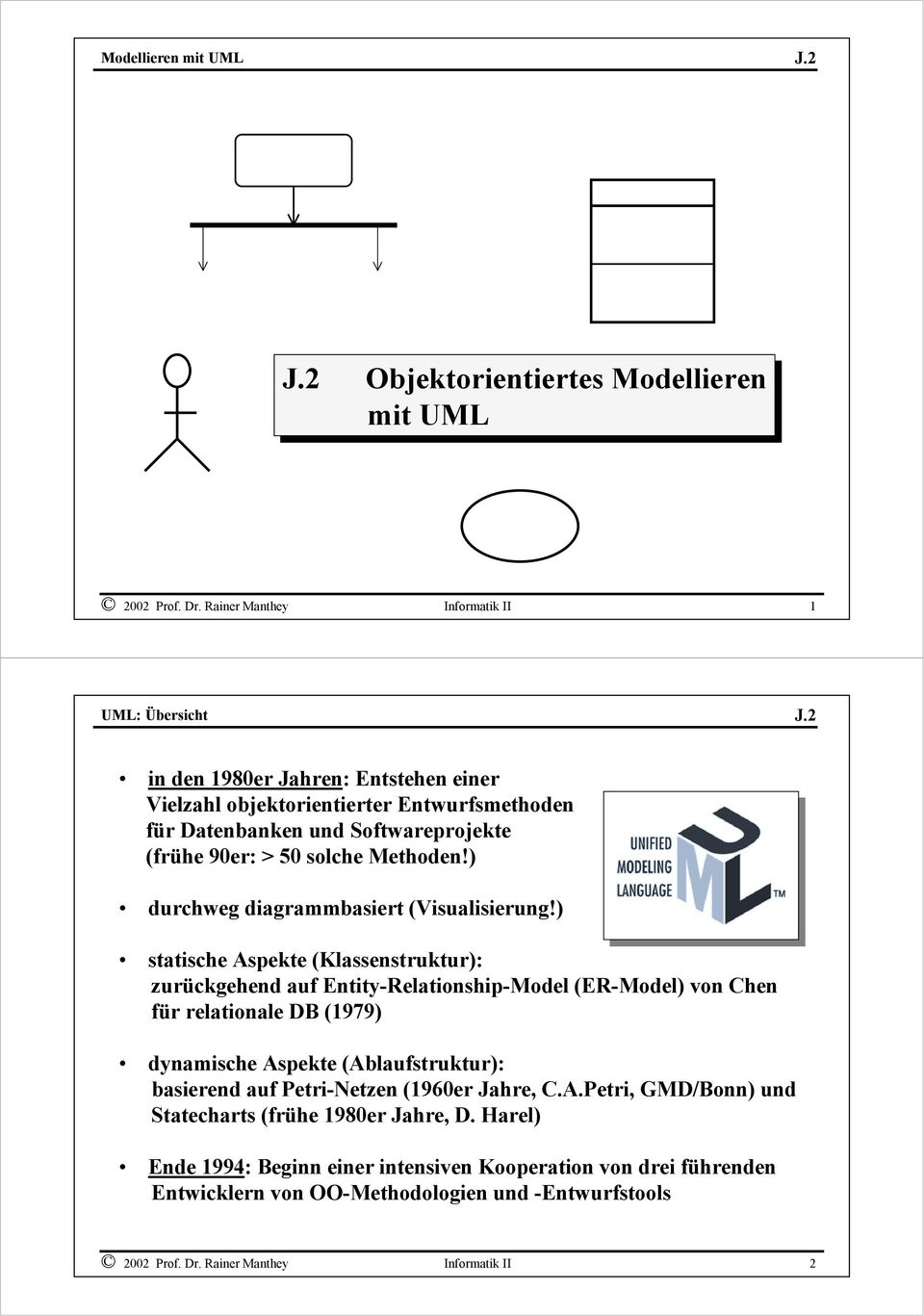 solche Methoden!) durchweg diagrammbasiert (Visualisierung!