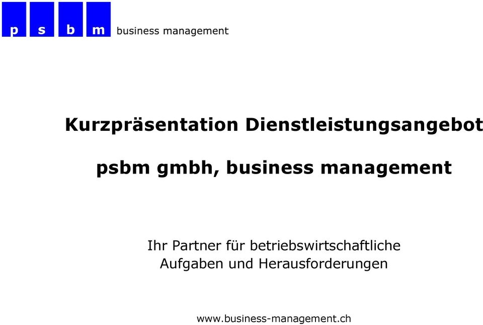 gmbh, business management Ihr Partner für