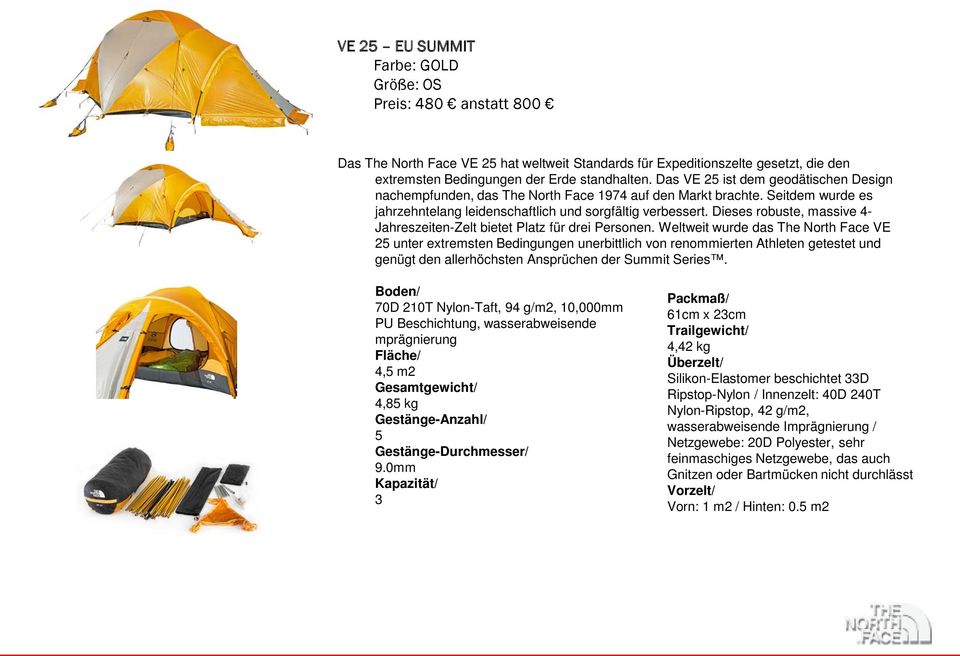 Dieses robuste, massive 4- Jahreszeiten-Zelt bietet Platz für drei Personen.