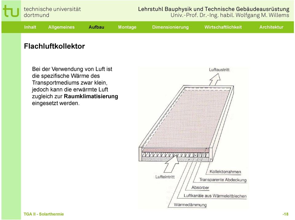 klein, jedoch kann die erwärmte Luft zugleich zur