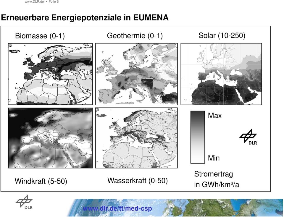 EUMENA Biomasse (0-1) Geothermie (0-1) Solar