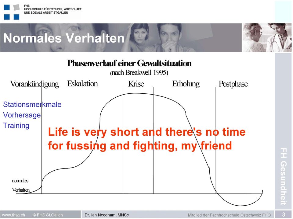 Training normales Verhalten Richter 2001 Life is very short and there's no