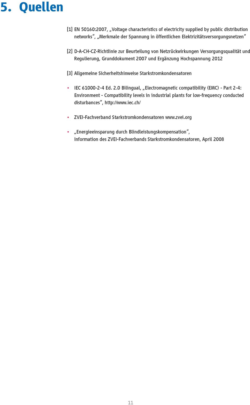 Starkstromkondensatoren IEC 61000-2-4 Ed. 2.