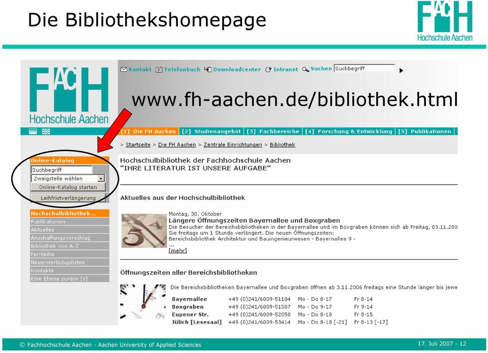 html Fachhochschule Aachen -
