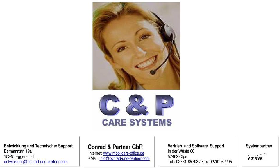 com Conrad & Partner GbR Internet: www.mobilcare-office.