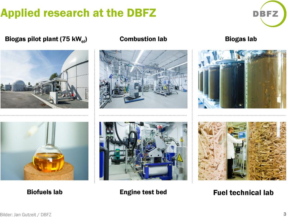 Biogas lab Biofuels lab Engine test bed