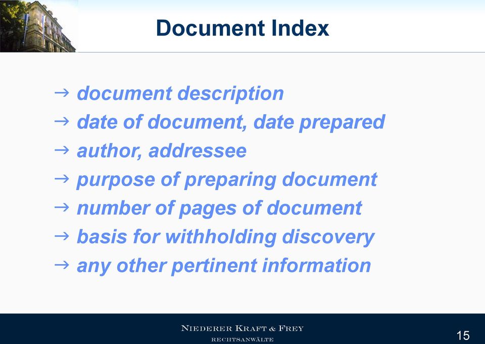 preparing document number of pages of document basis