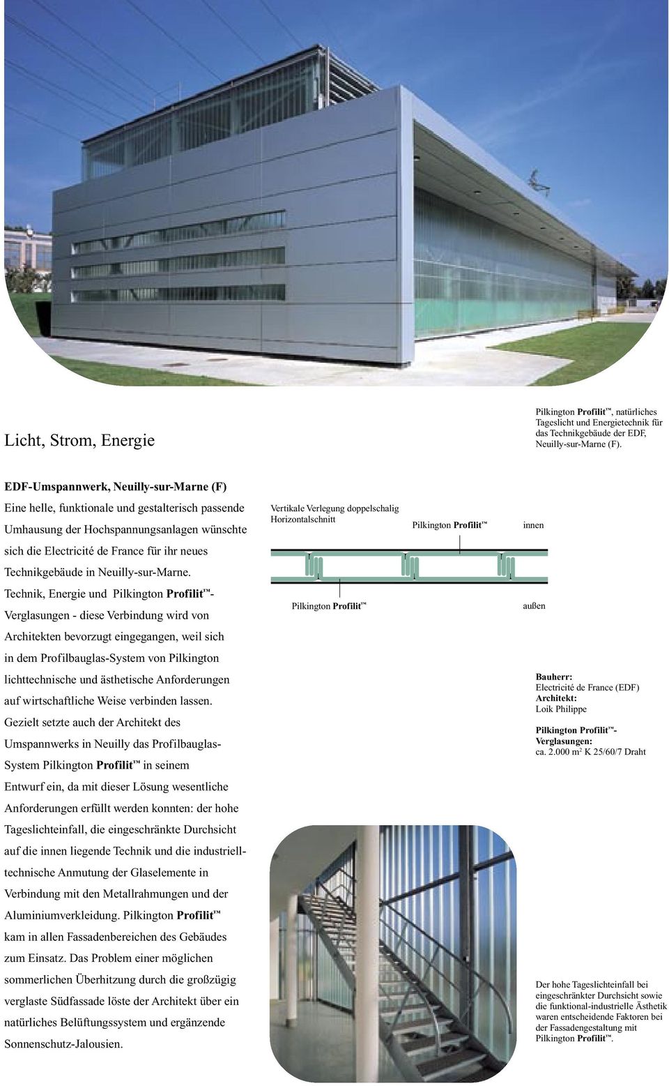 neues Technikgebäude in Neuilly-sur-Marne.