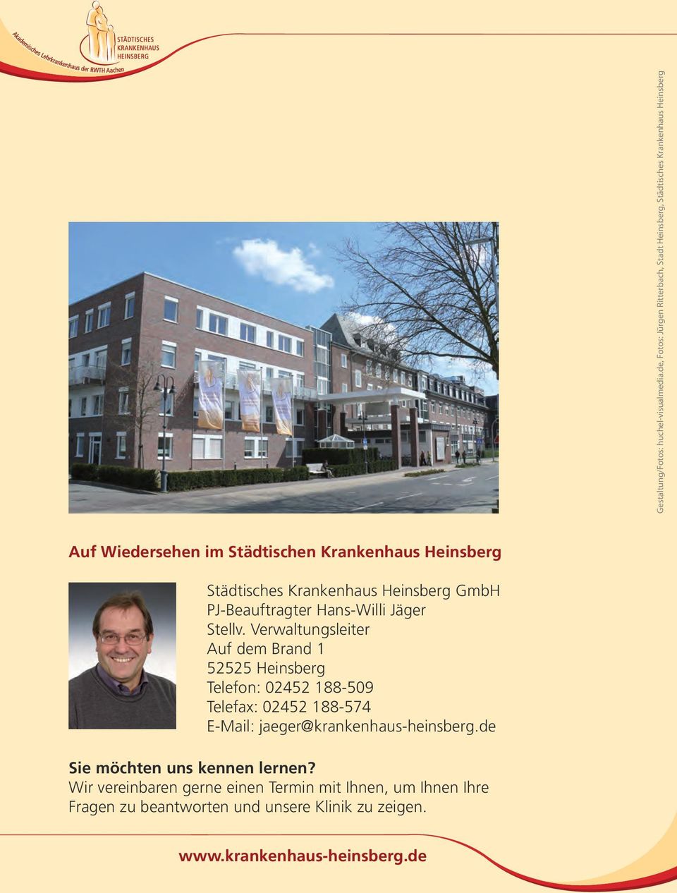 Städtisches Krankenhaus Heinsberg GmbH PJ-Beauftragter Hans-Willi Jäger Stellv.