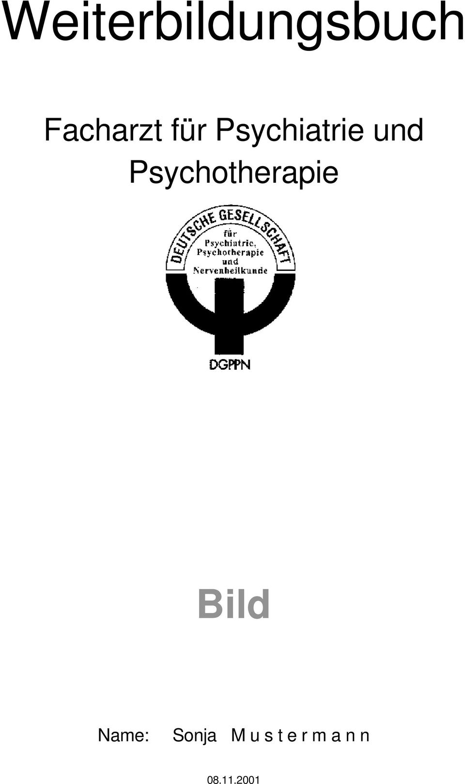 Psychotherapie Bild Name: