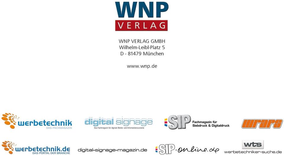 - 81479 München www.wnp.