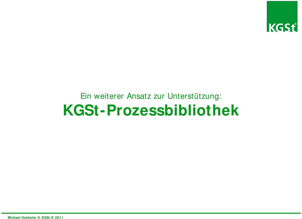 KGSt-Prozessbibliothek