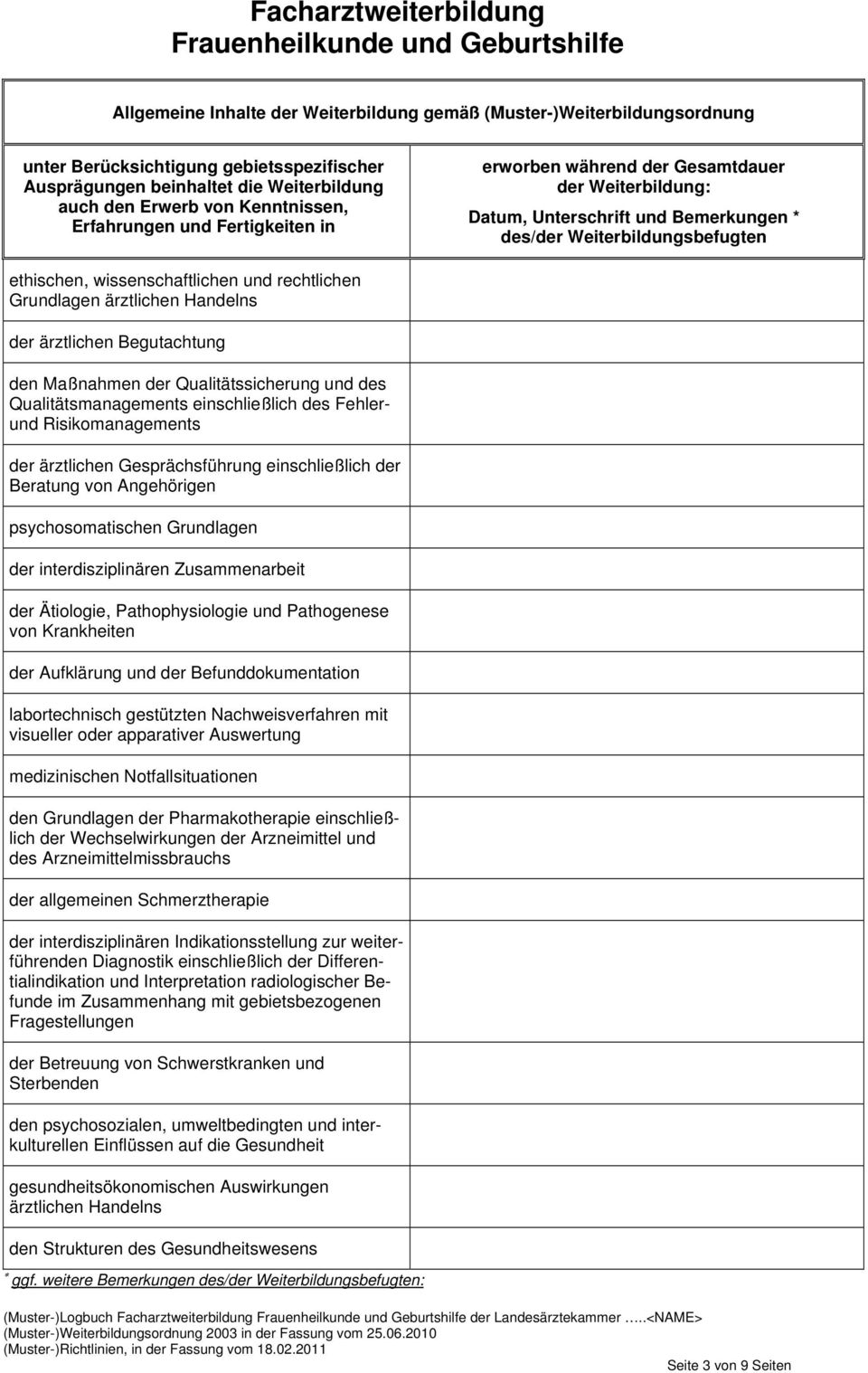 Maßnahmen der Qualitätssicherung und des Qualitätsmanagements einschließlich des Fehlerund Risikomanagements der ärztlichen Gesprächsführung einschließlich der Beratung von Angehörigen