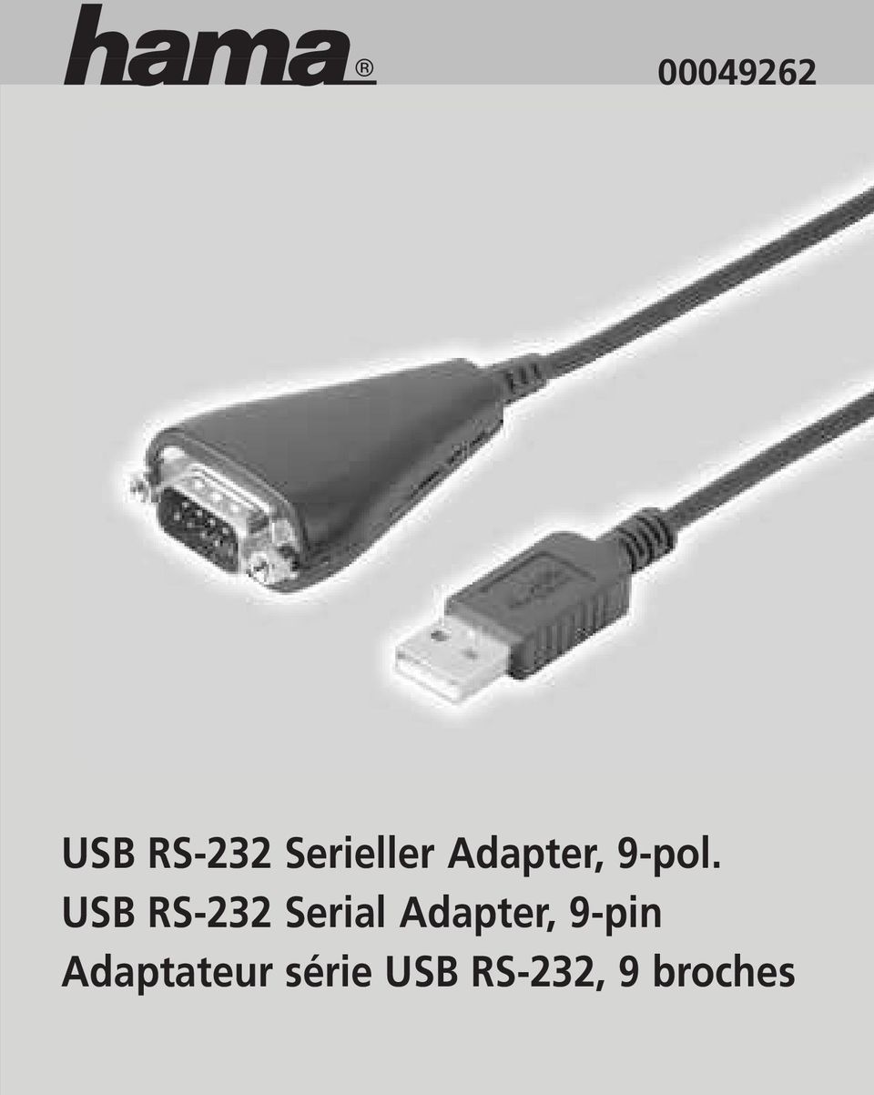 USB RS-232 Serial Adapter,
