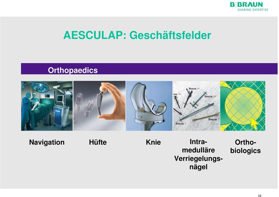 Verriegelungsnägel Orthobiologics Aesculap.
