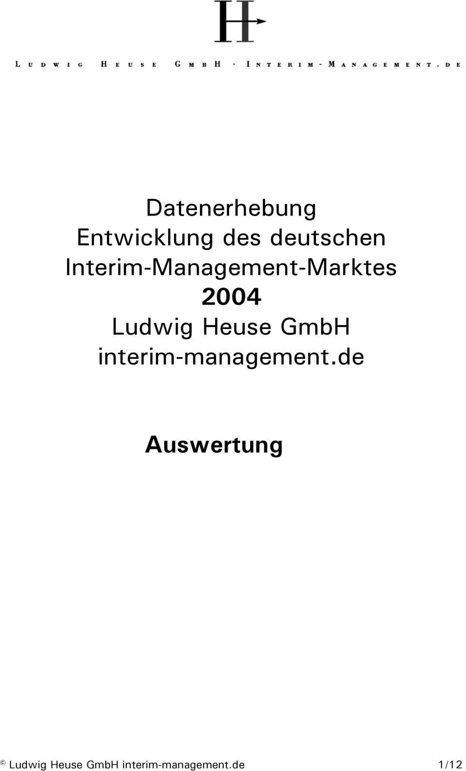 Heuse GmbH interim-management.