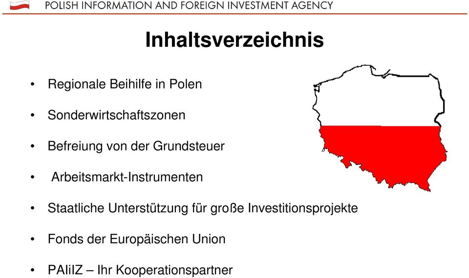 Arbeitsmarkt-Instrumenten Staatliche Unterstützung für große