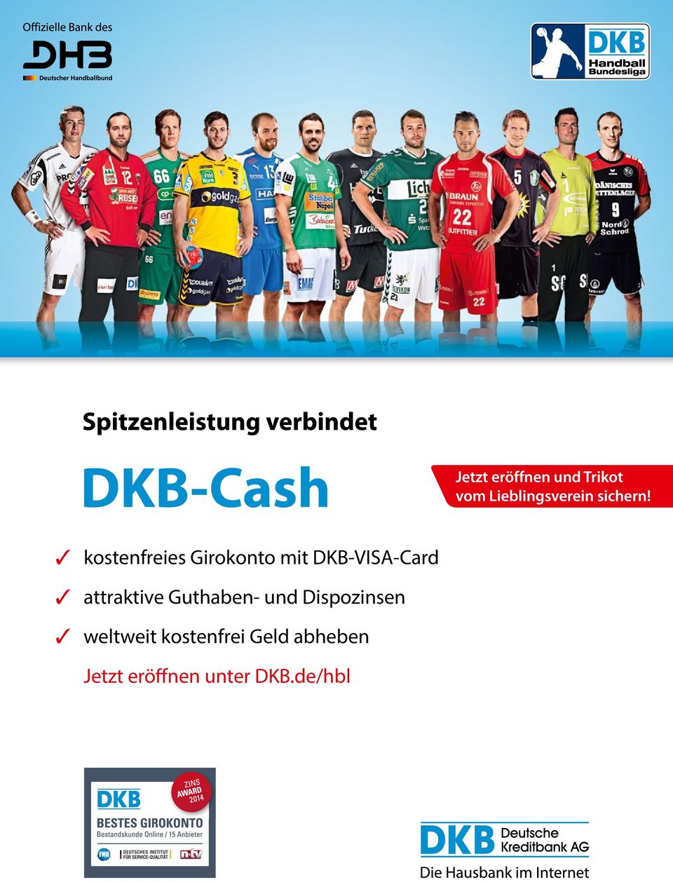 kostenfreies Girokonto mit DKB-VISA-Card