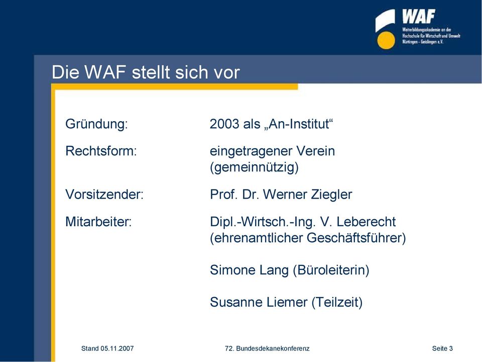 Werner Ziegler Dipl.-Wirtsch.-Ing. V.