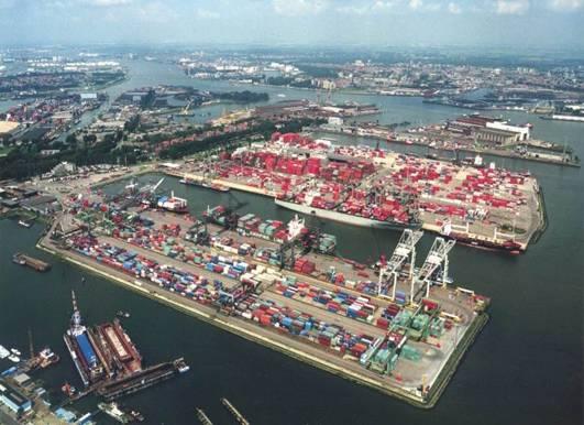 Güterverkehrsentwicklung Hafen Rotterdam
