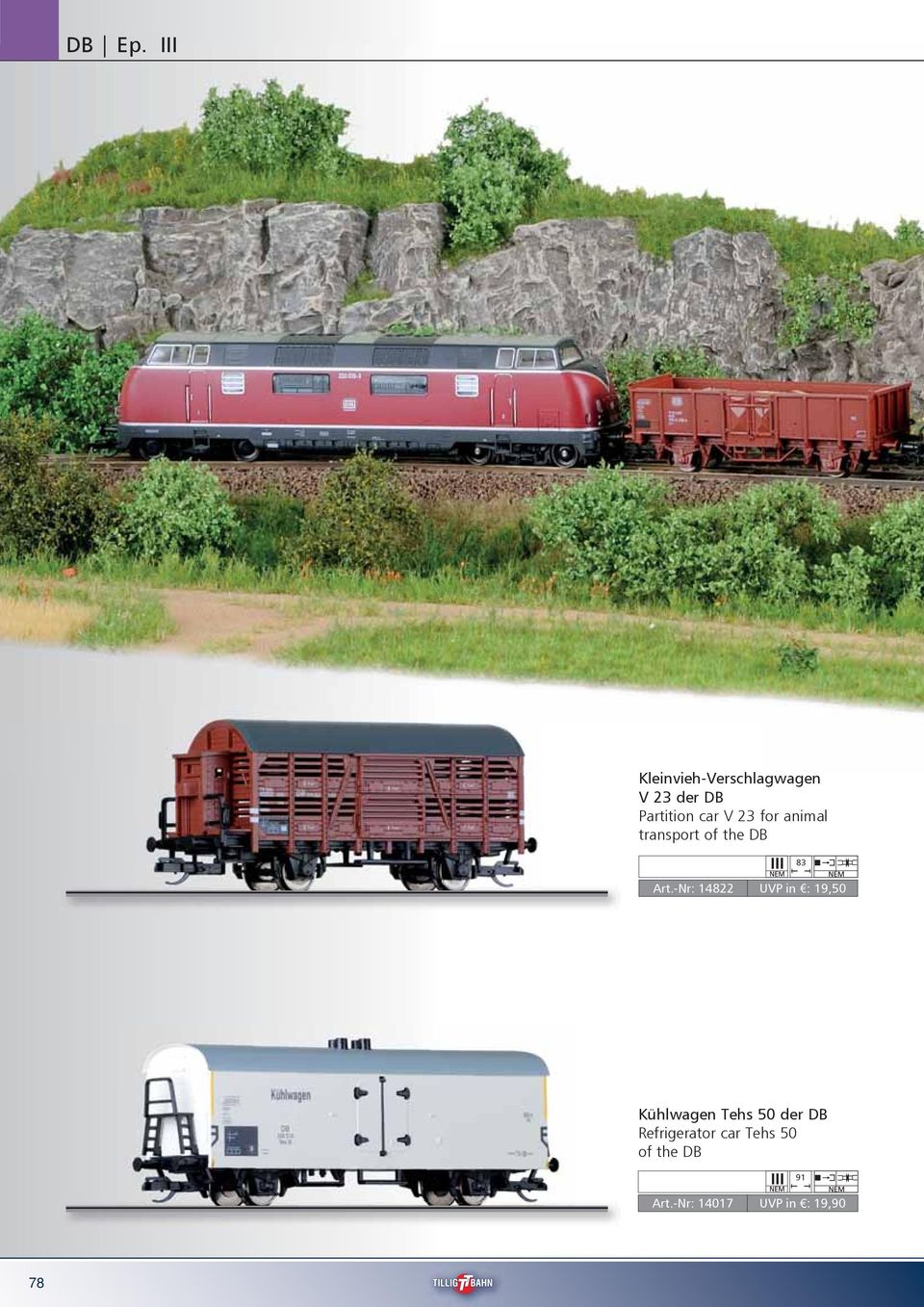23 for animal transport of the DB 83 Art.