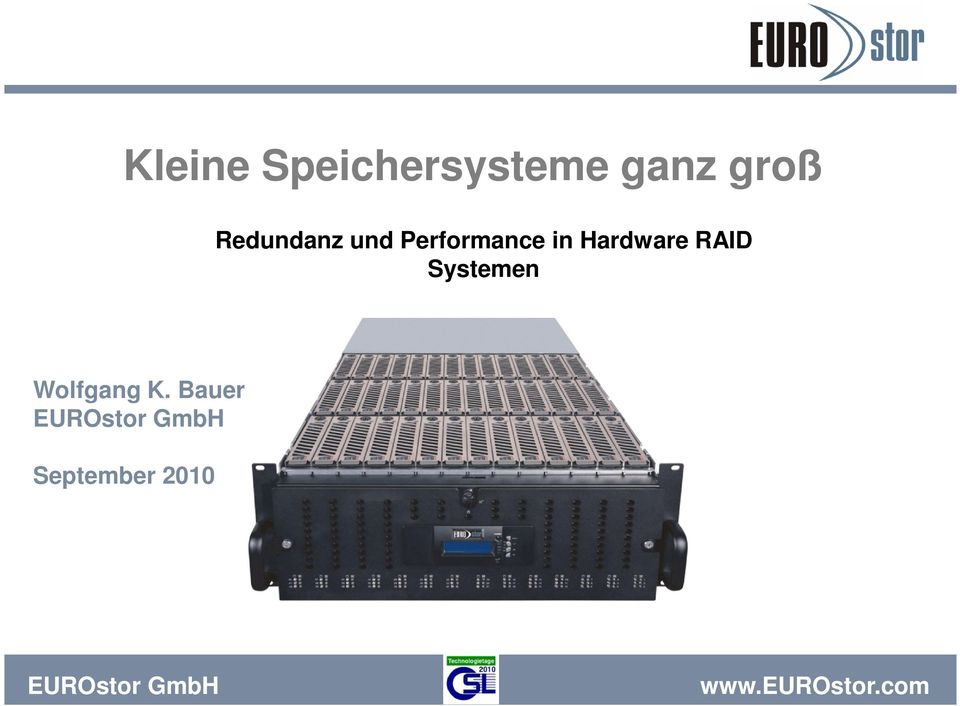 Performance in Hardware RAID