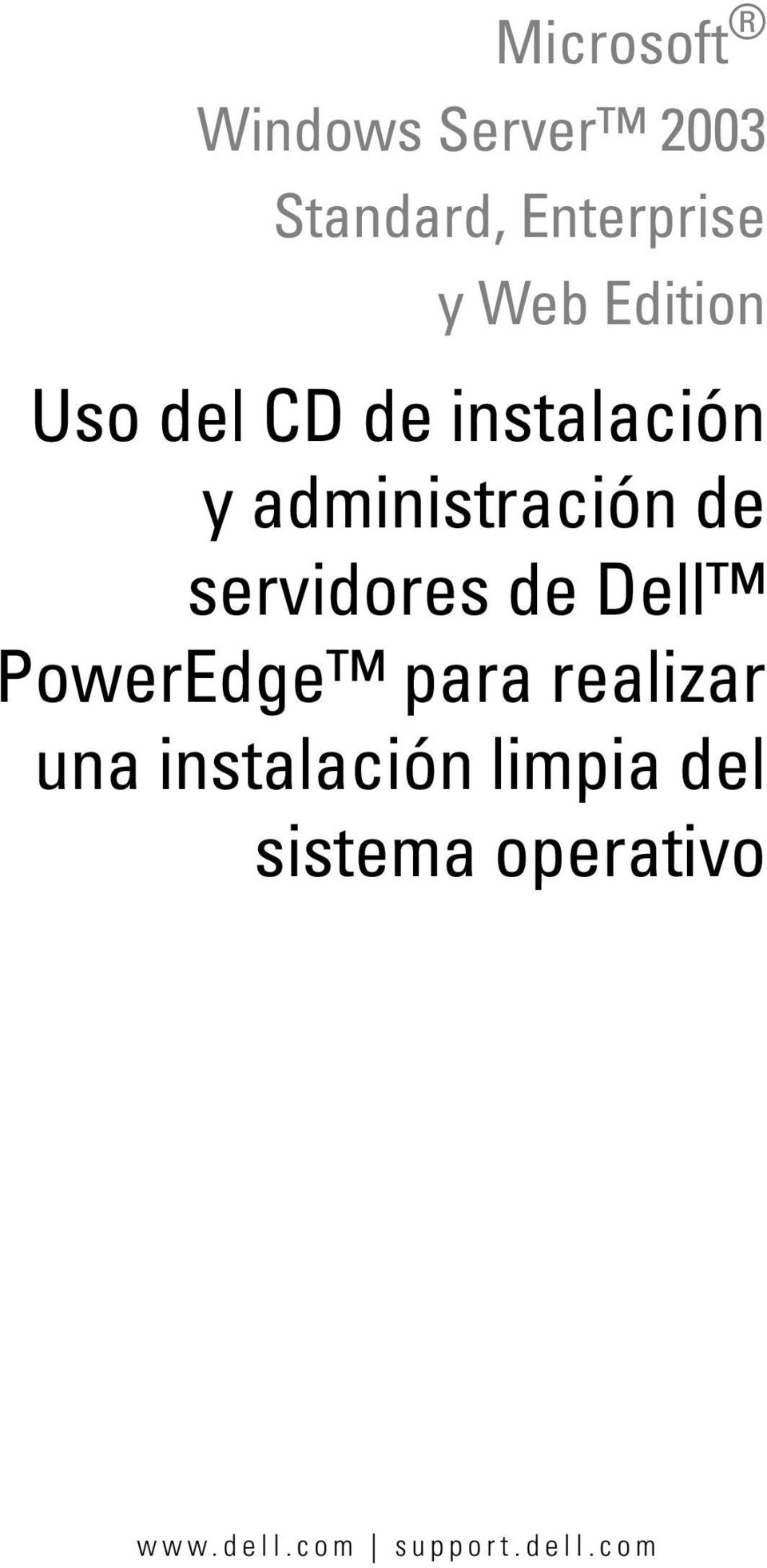 servidores de Dell PowerEdge para realizar una