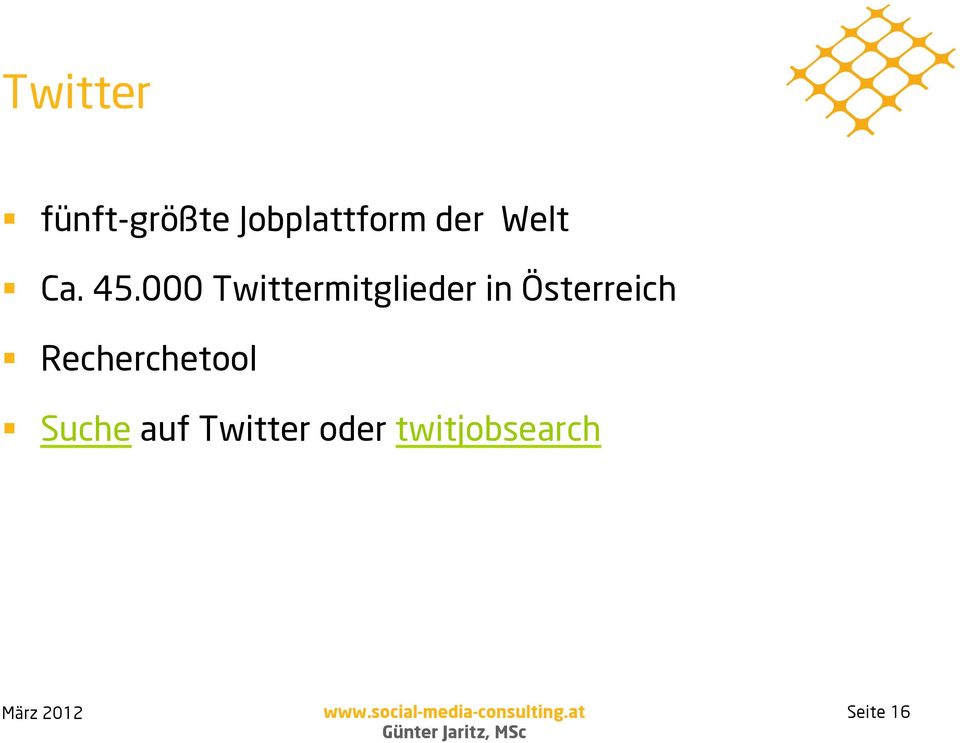 000 Twittermitglieder in Österreich