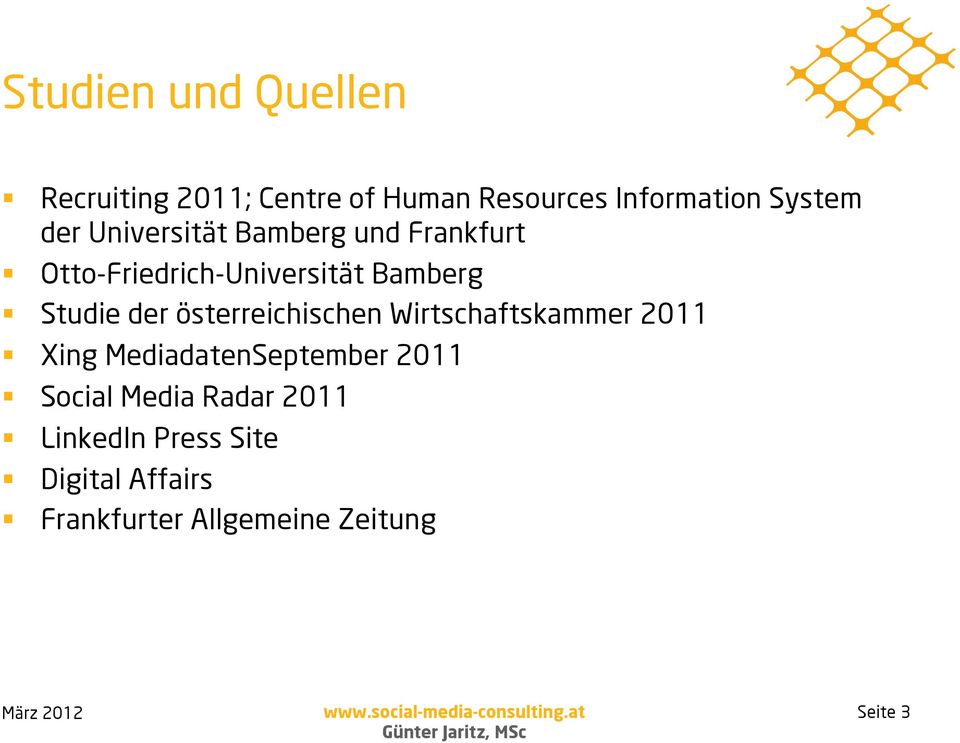 österreichischen Wirtschaftskammer 2011 Xing MediadatenSeptember 2011 Social Media