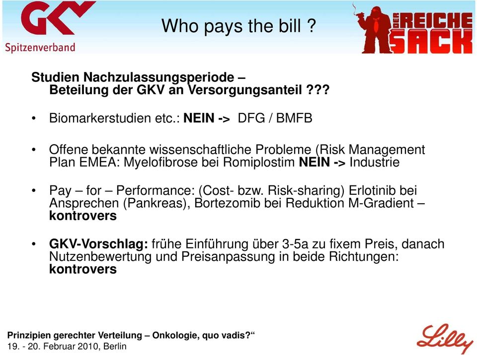 Industrie Pay for Performance: (Cost- bzw.