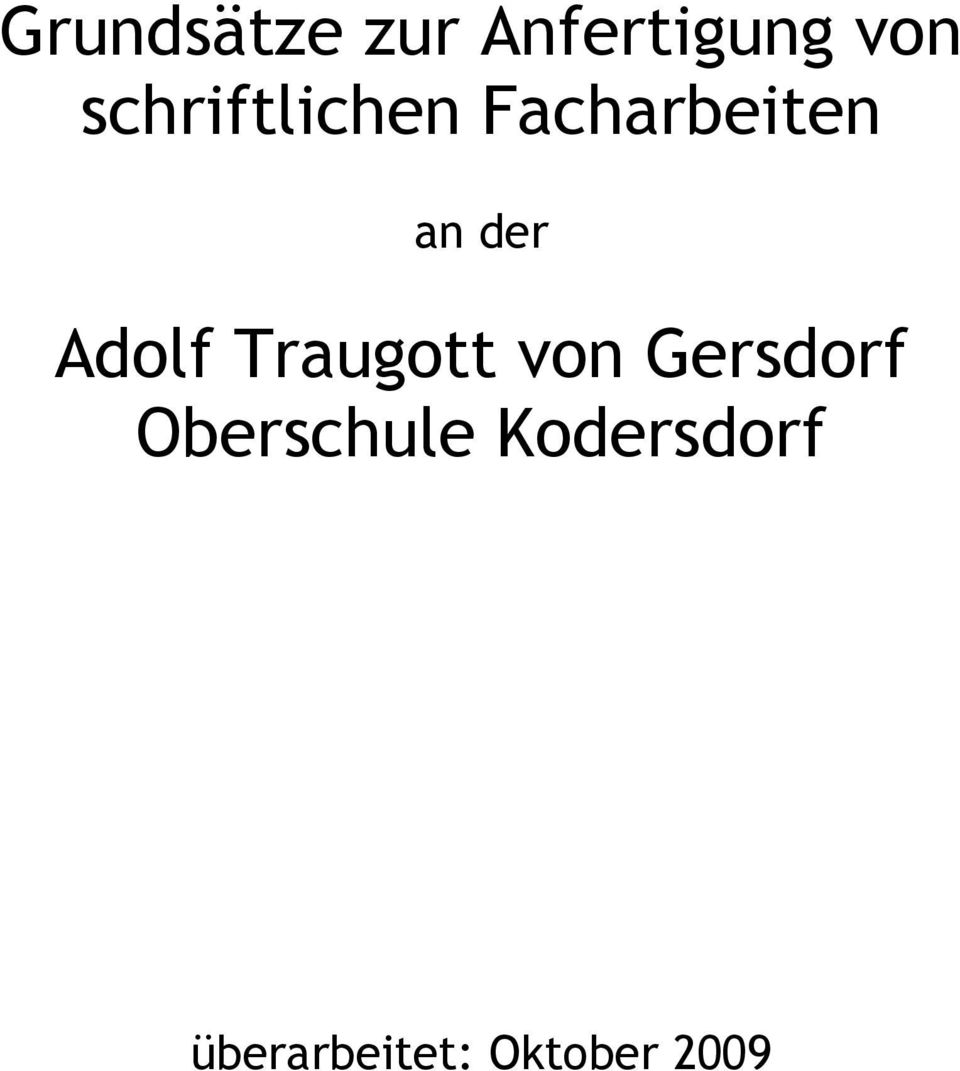 Adolf Traugott von Gersdorf