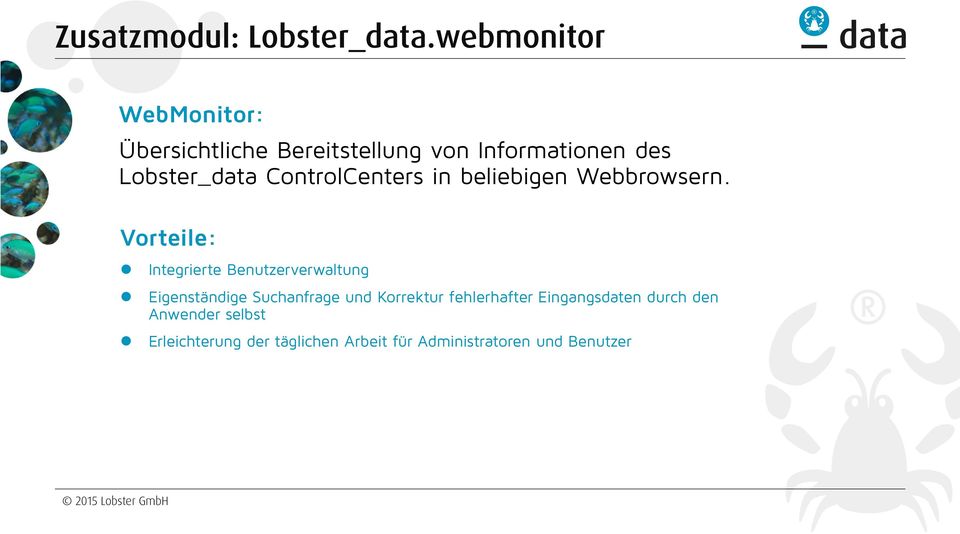ControlCenters in beliebigen Webbrowsern.