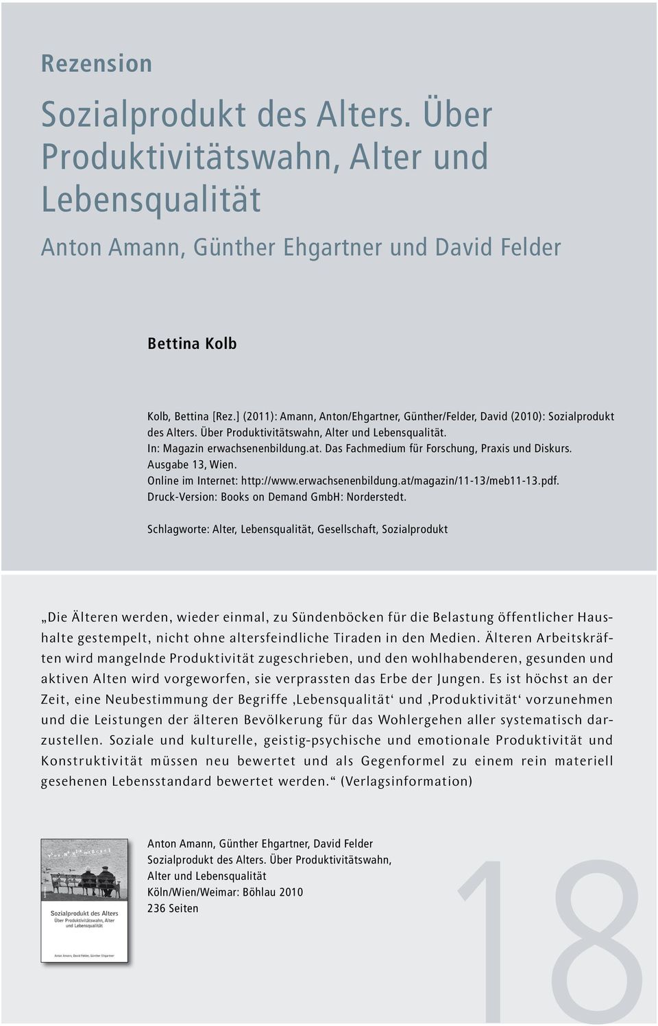 erwachsenenbildung.at/magazin/11-13/meb11-13.pdf. Druck-Version: Books on Demand GmbH: Norderstedt.