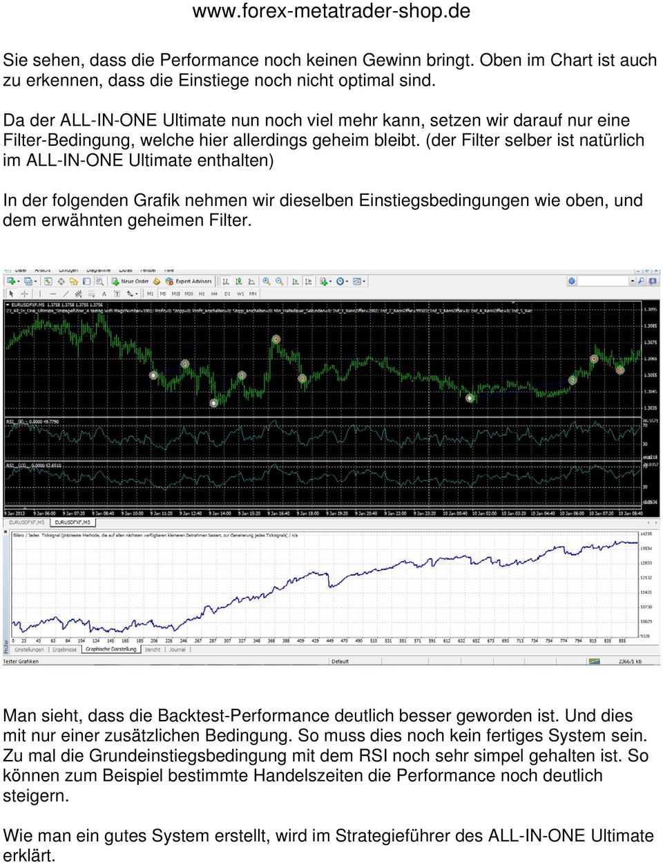 (der Filter selber ist natürlich im ALL-IN-ONE Ultimate enthalten) In der folgenden Grafik nehmen wir dieselben Einstiegsbedingungen wie oben, und dem erwähnten geheimen Filter.