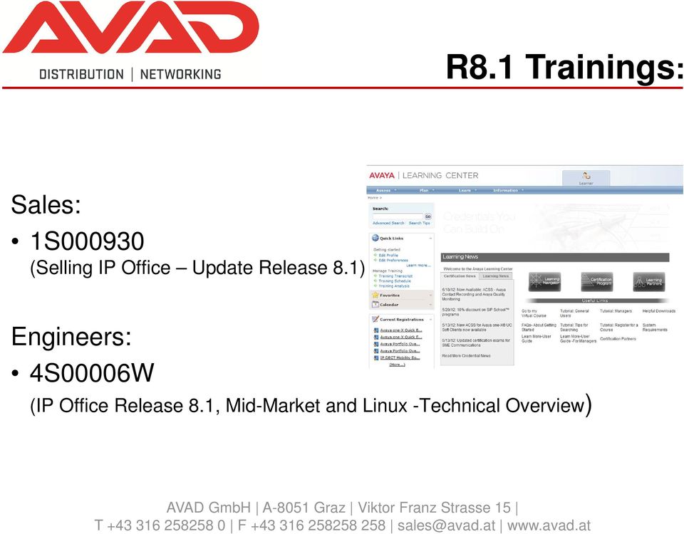 1, Mid-Market and Linux -Technical Overview) AVAD GmbH A-8051 Graz