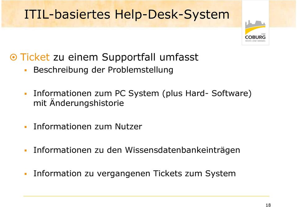 Software) mit Änderungshistorie Informationen zum Nutzer Informationen zu