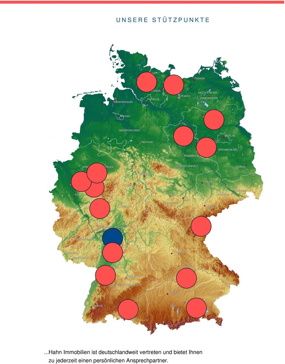 deutschlandweit vertreten und