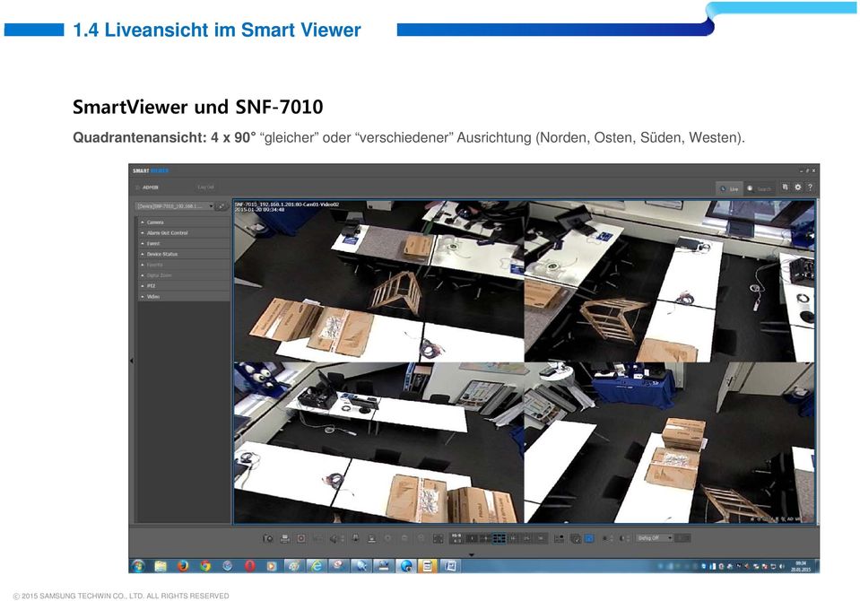 SmartViewer und SNF-7010