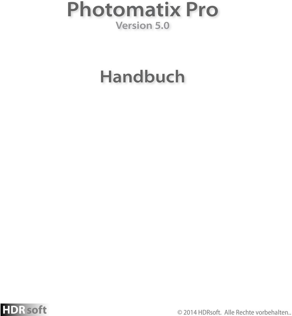 0 Handbuch HDR soft