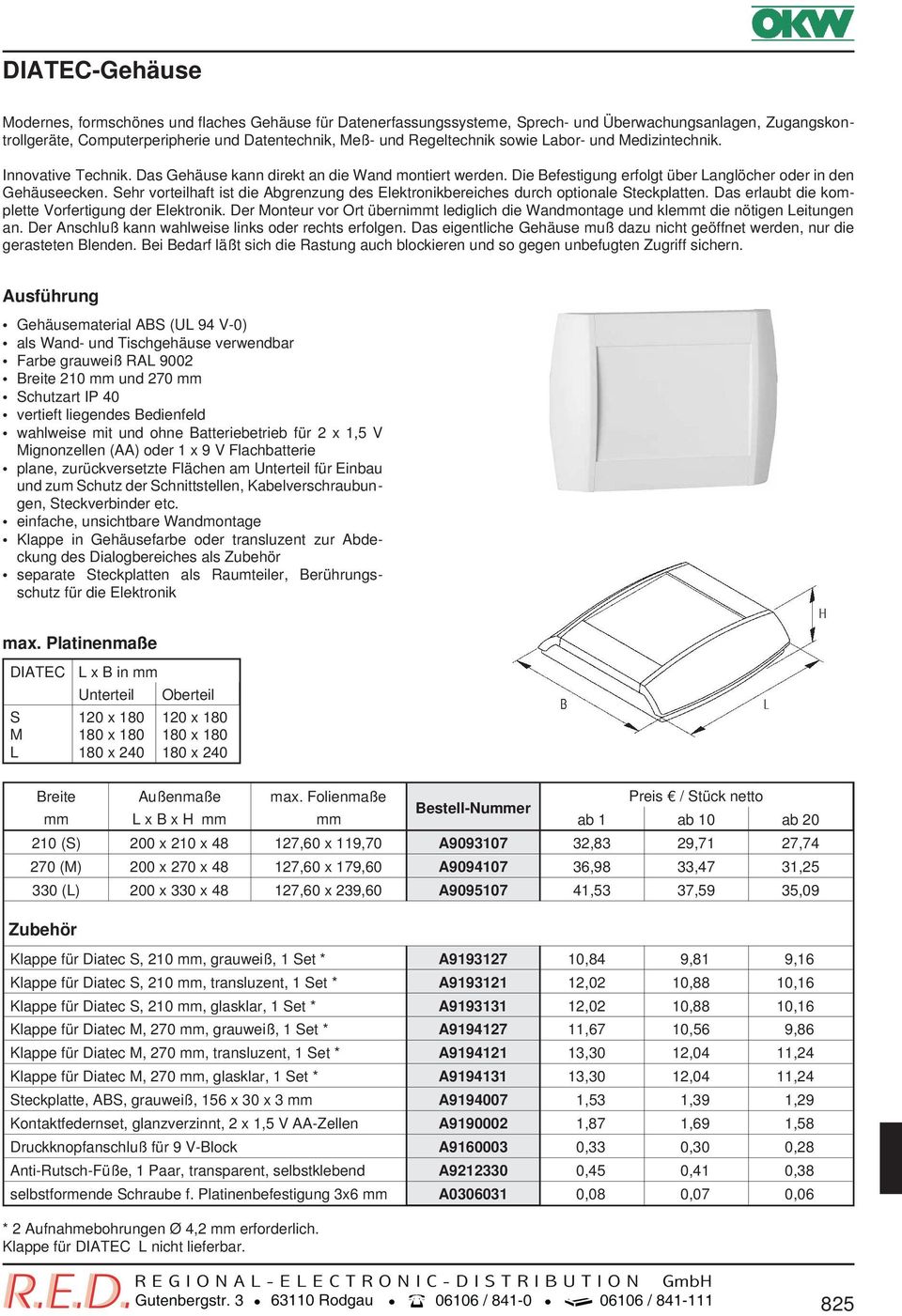 Sehr vorteilhaft ist die Abgrenzung des Elektronikbereiches durch optionale Steckplatten. Das erlaubt die komplette Vorfertigung der Elektronik.