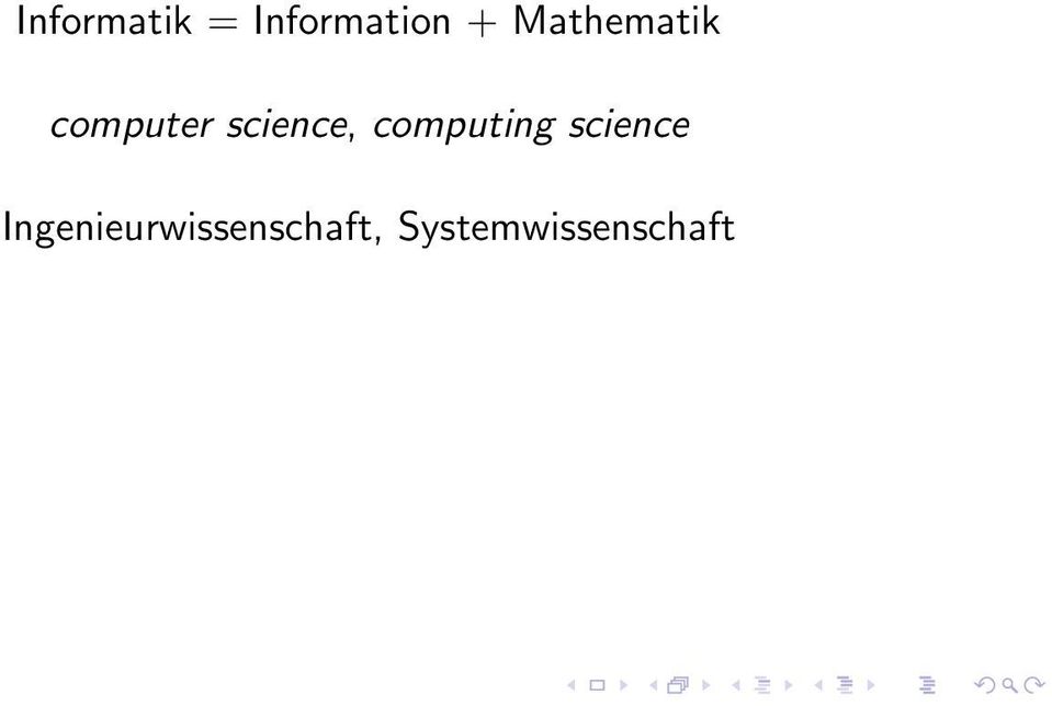computing science
