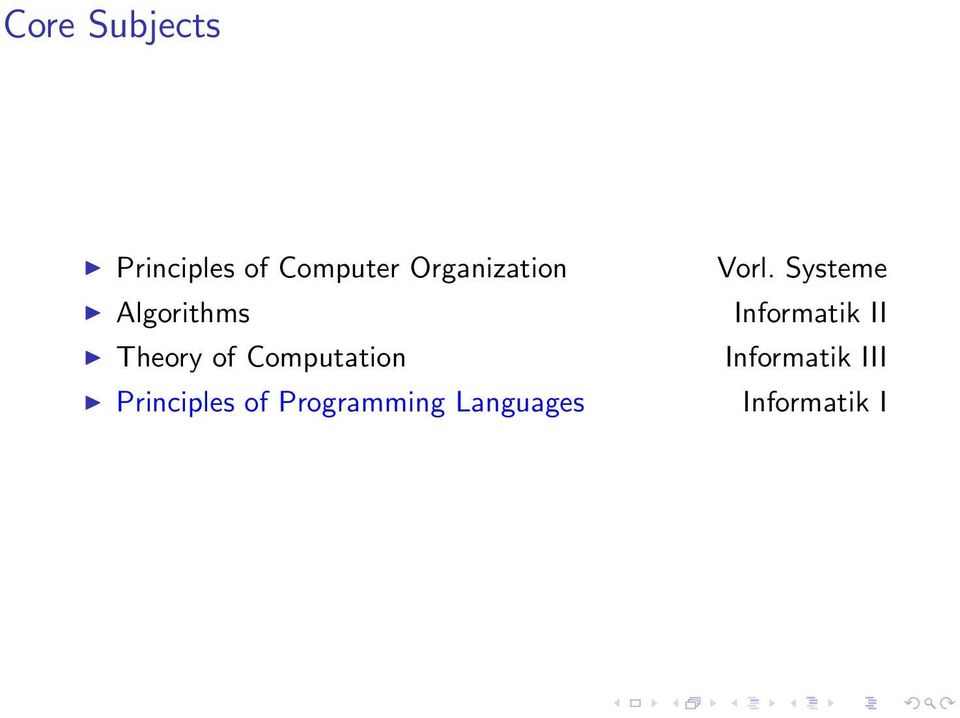 Computation Principles of Programming