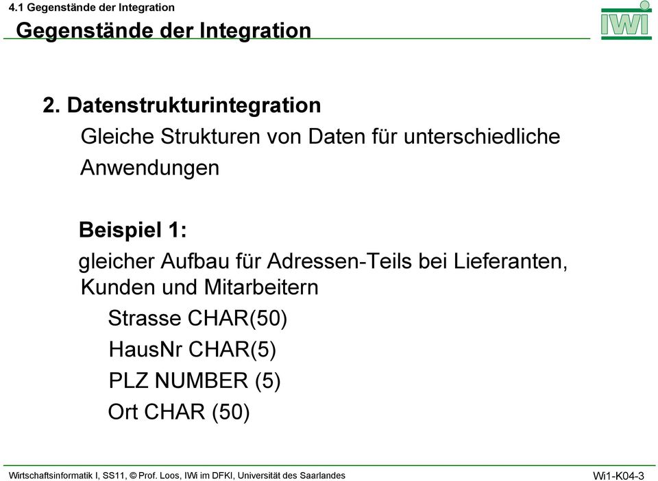 Adressen-Teils bei Lieferanten, Kunden und Mitarbeitern