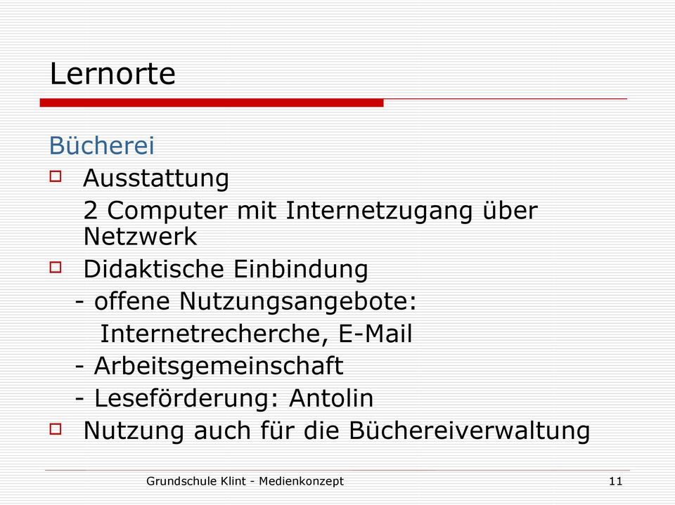 Internetrecherche, E-Mail - Arbeitsgemeinschaft - Leseförderung: