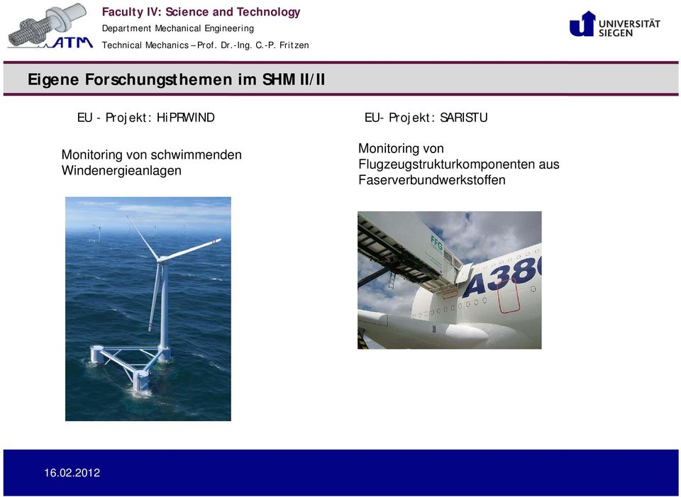 Windenergieanlagen EU- Projekt: SARISTU